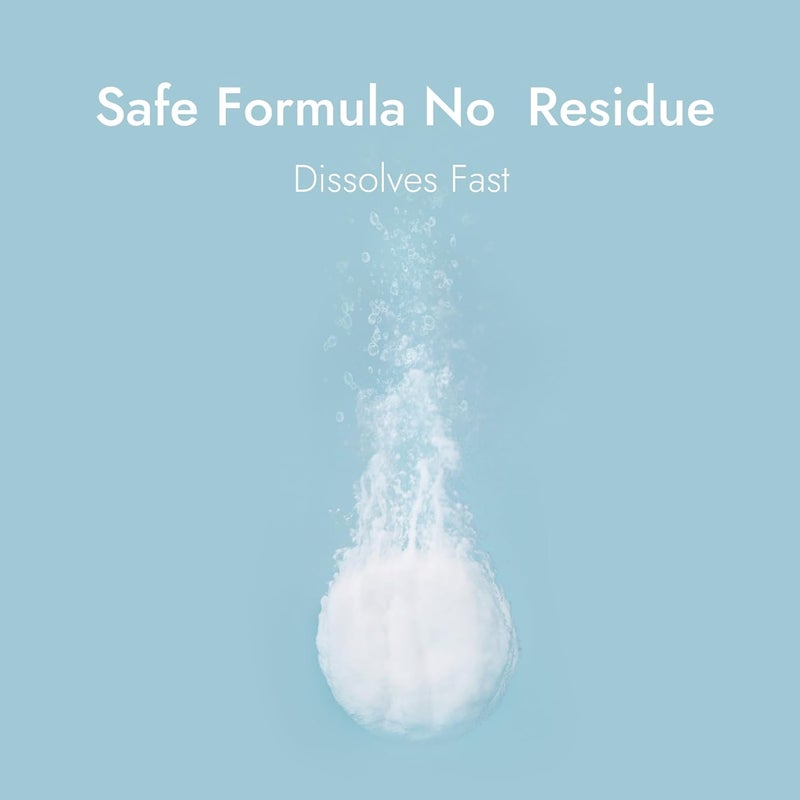 Papablic 60 قطعة من أقراص الصابون المنظف الرسمية لبابا بريزا، جراونسي، مومكوزي، غسالة زجاجات برو وسخان زجاجات محمول، عبوات مدمجة صديقة للسفر لكتل الغسيل - Image 5